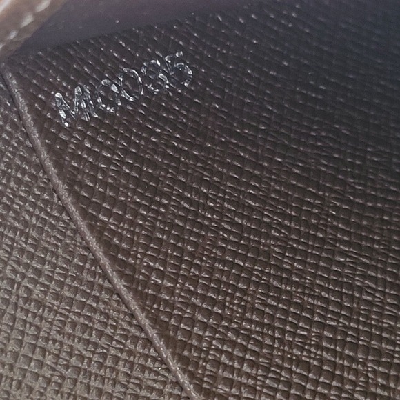 LOUIS VUITTON LV Brown Zip Around Wallet Organizer Atoll Large Clutch Unisex - Picture 10 of 14